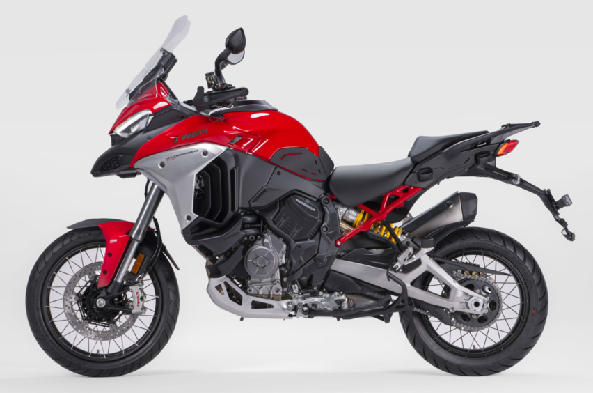 杜卡迪将对Multistrada V4车型提供新功能，可实现一键降坐高