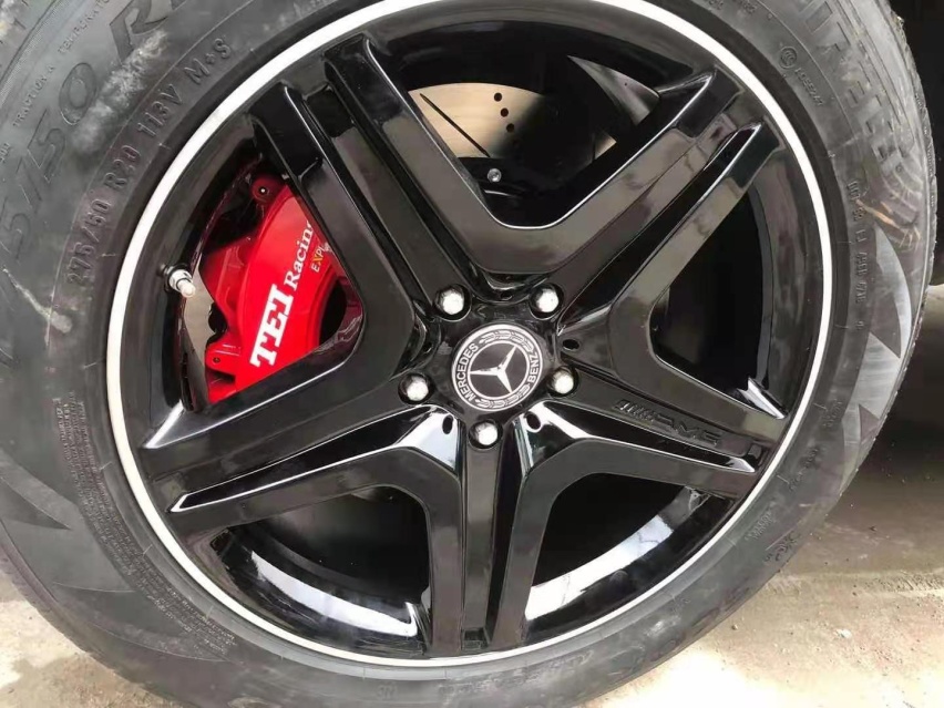 奔驰G350升级TEI Racing竞技版高性能刹车改装案例