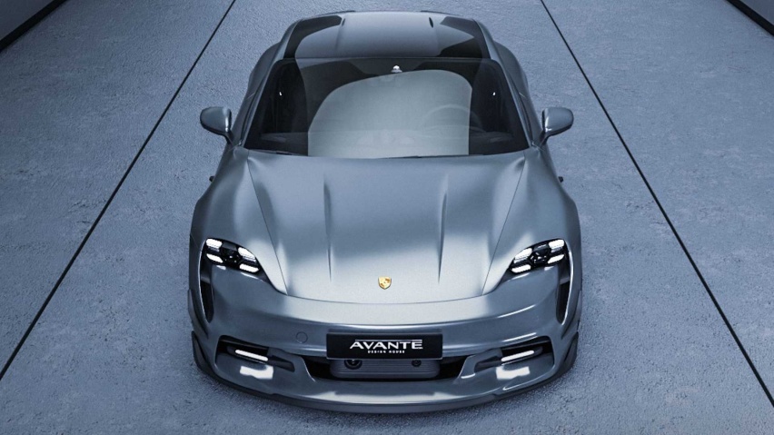 主打赛道风格，致敬911 GT3，Avante推Taycan改装套件