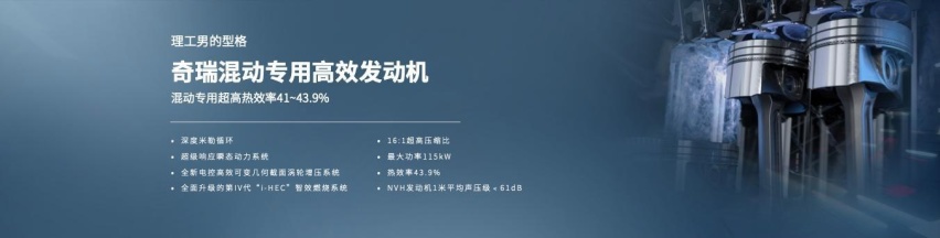 奇瑞发布混动架构，综合续航超1300公里