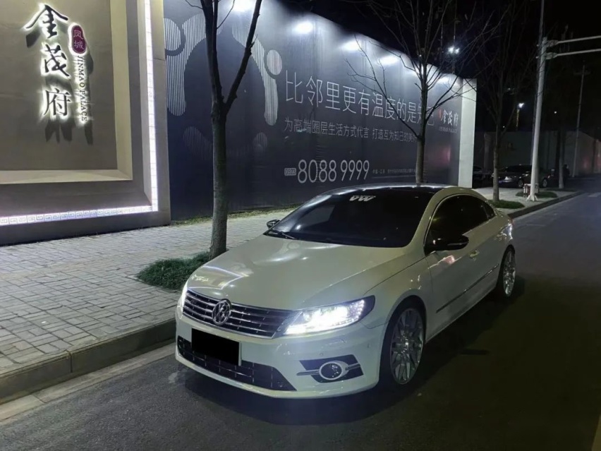 素雅风大众CC，低趴的姿态让