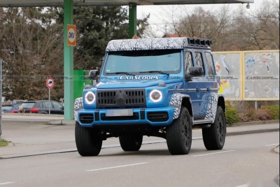 新款奔驰AMG G63 4x4最新外观谍照曝光