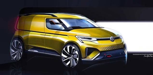 全新大众开迪量产版设计图曝光