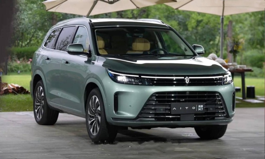中大型SUV最新周销量：问界M7超理想L7，燃油车略显落寞