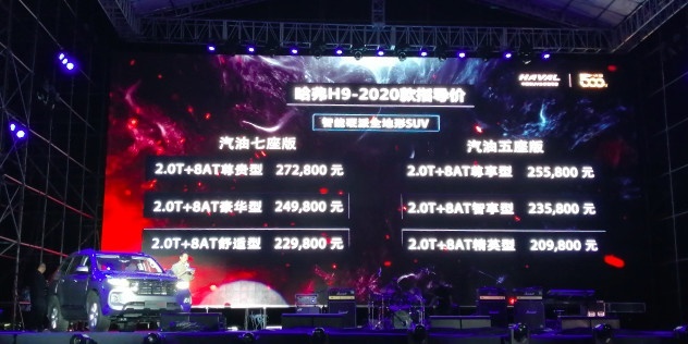 20万带三把锁，配蠕行模式+坦克转弯功能，全新哈弗H9来了
