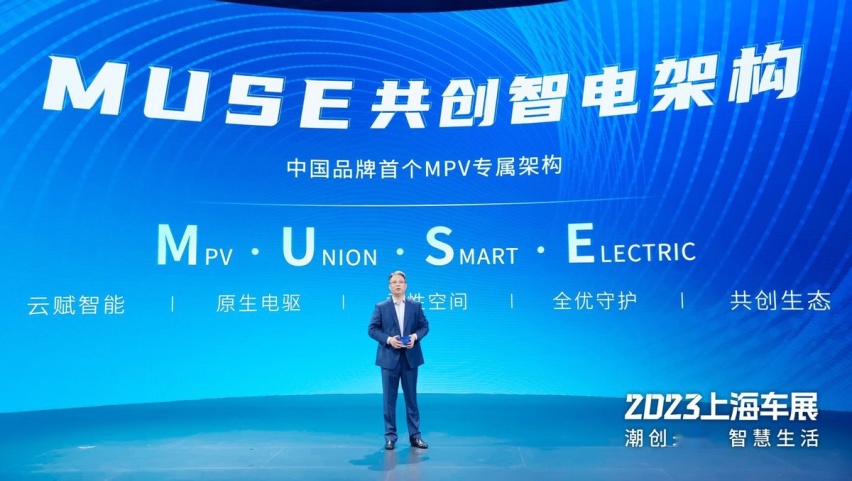 MUSE架构，江淮瑞风首款概念车亮相上海车展
