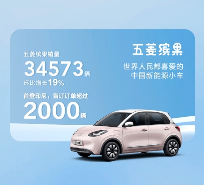 11月的销量达到34573辆，五菱缤果到底有啥好的？