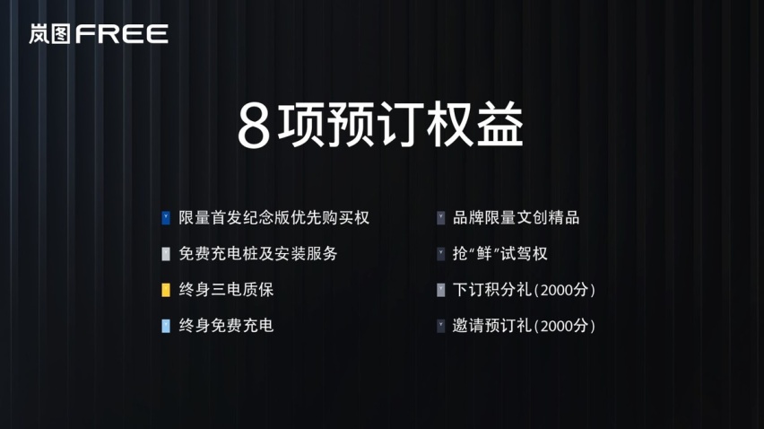 终身免费充电?性能级中大型智能电动SUV岚图FREE接受预定