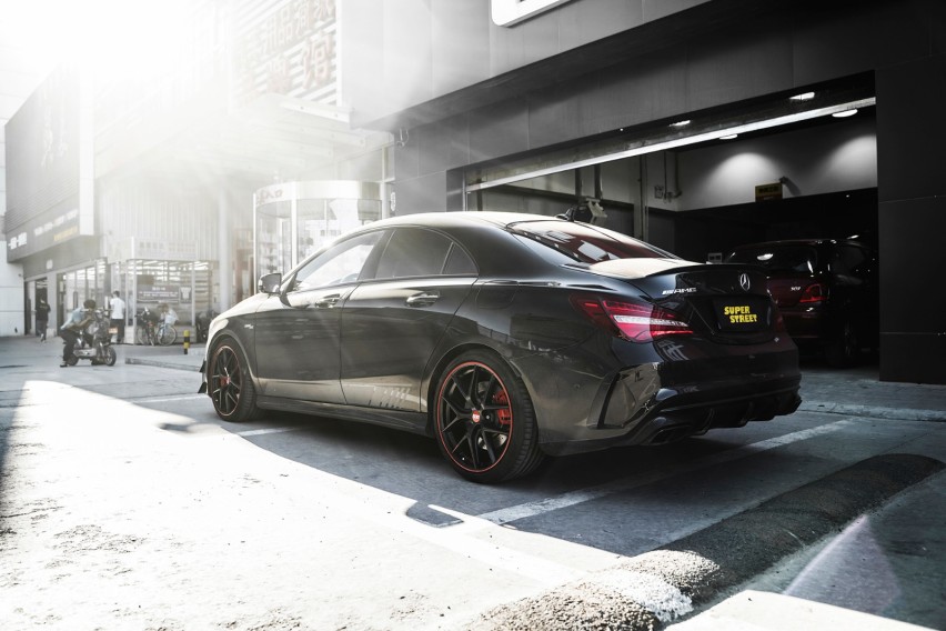 奔驰AMG CLA45改装EBC刹车钢喉