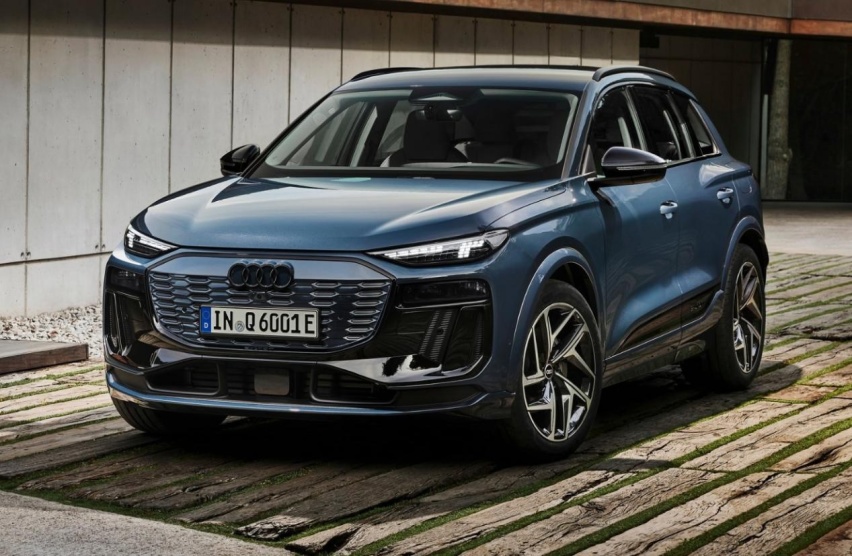 2025款奥迪Q6 e-tron，全新PPE纯电平台首款车型，与国产Q