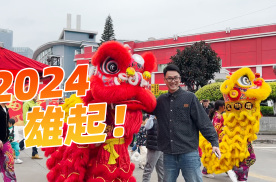 2024大家都红红火火！这就是广州的花市，还有卖车的？！