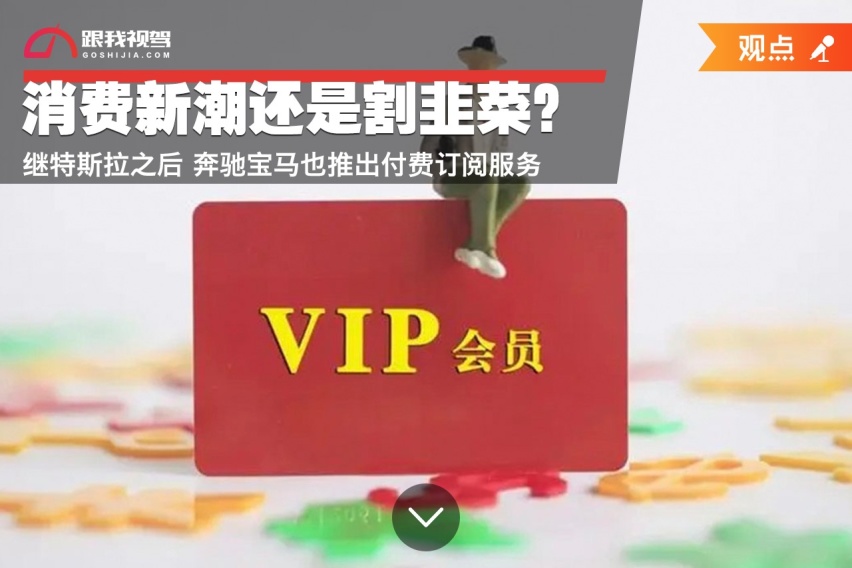 消费新潮还是割韭菜？继特斯拉之后 奔驰宝马也推出付费订阅服务