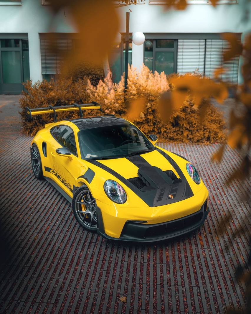 XPEL隐形车衣与保时捷911 GT3 RS，黄、黑、清透的完美组合