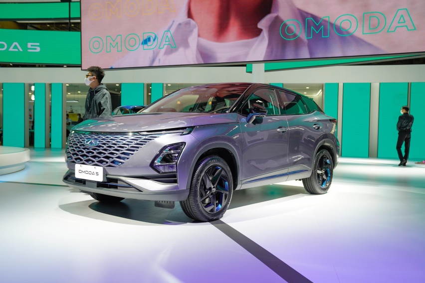 定位中型SUV 奇瑞OMODA 5有望二季度上市 浓浓跨界范儿