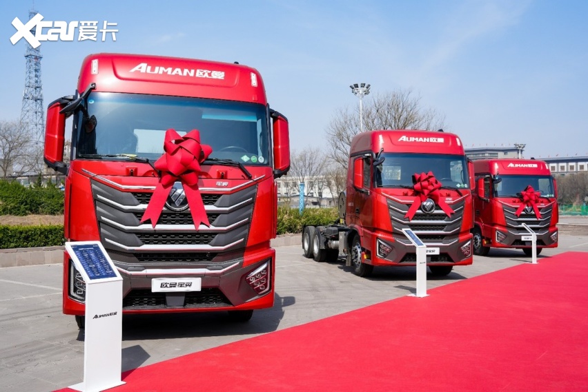 欧曼星辉动力14L燃气车山西上市，定义资源运输高效新标准