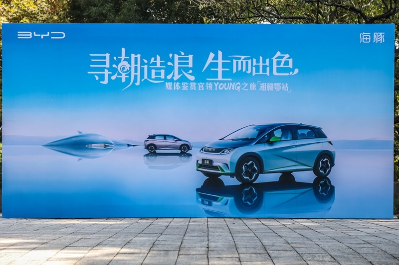 比亚迪海豚媒体鉴赏官YOUNG之旅领秀东湖