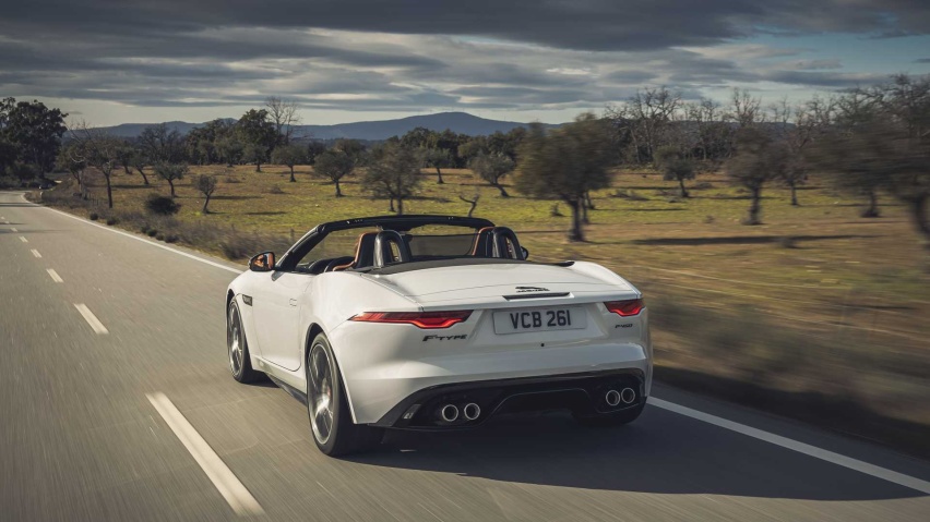 2022款捷豹F-type P450官图曝光,搭载V8发动机