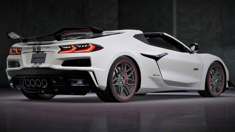 5.5L V8+8DCT 科尔维特C8 Z06 70周年纪念版官图曝光