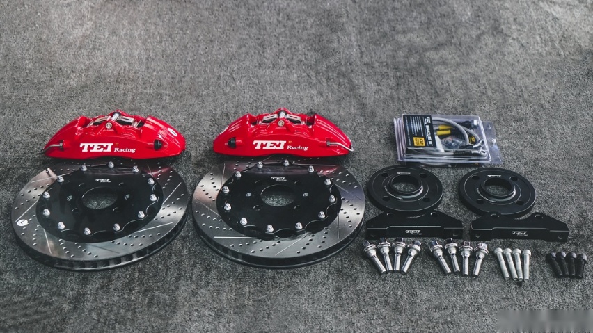标致408升级刹车改装，TEI Racing P40NS刹车卡钳套件