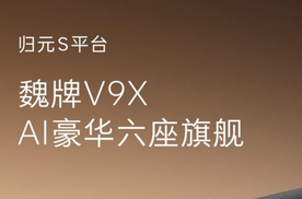 归元S平台首款旗舰，“AI豪华六座旗舰”魏牌V9X定名