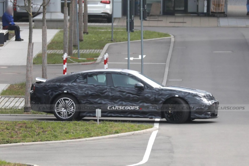 有望2025年发布 疑似纯电动AMG GT谍照曝光 配轴向磁通电机？