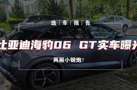 选车报告丨比亚迪海豹06 GT实车曝光，两厢小钢炮？