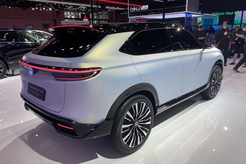 2021上海车展丨外观极具科幻感 Honda纯电SUV亮相