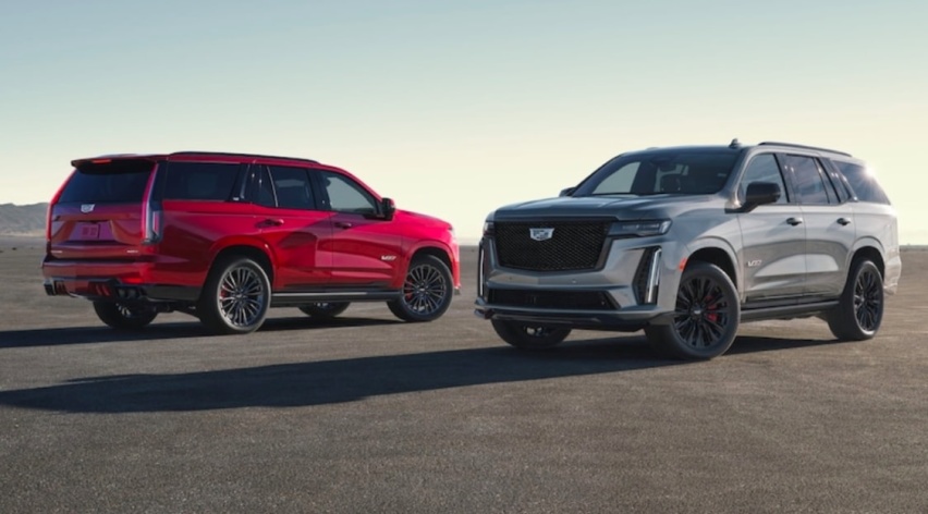 或搭6.2L V8引擎，凯迪拉克凯雷德V官图发布，黑化套件相当霸气