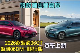 11.19万起，2026款海豹06GT&海豹06DM-i旅行版上新