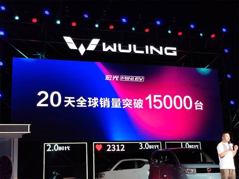 实力“破圈” 五菱宏光MINI EV上市20天销量破1.5万