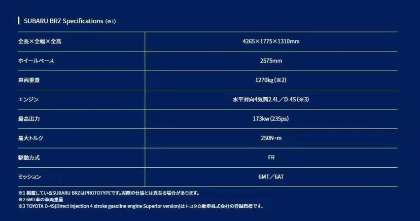 搭载2.4L发动机，百公里加速5.7秒，斯巴鲁全新BRZ正式开卖