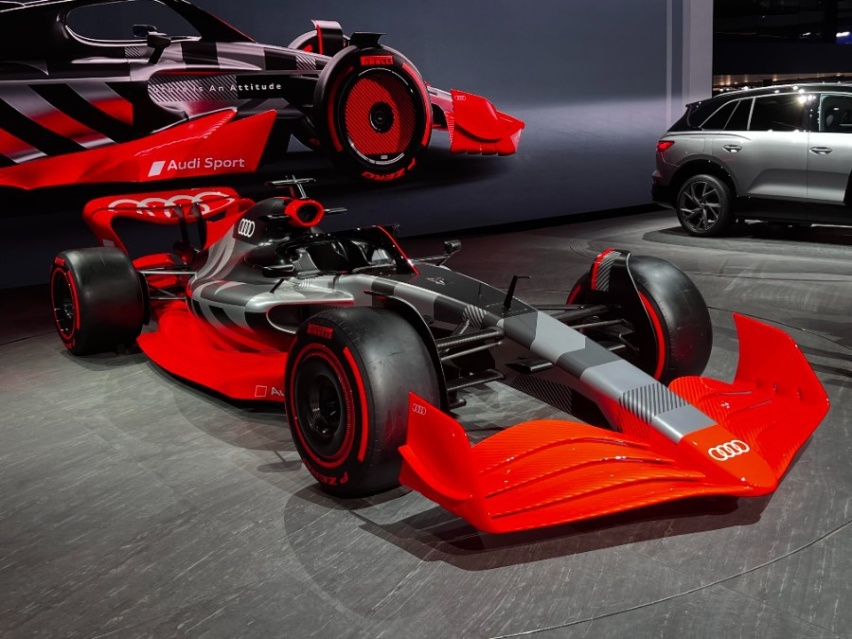 2026赛季入局/厂队身份回归，奥迪F1原型赛车上海车展亮相