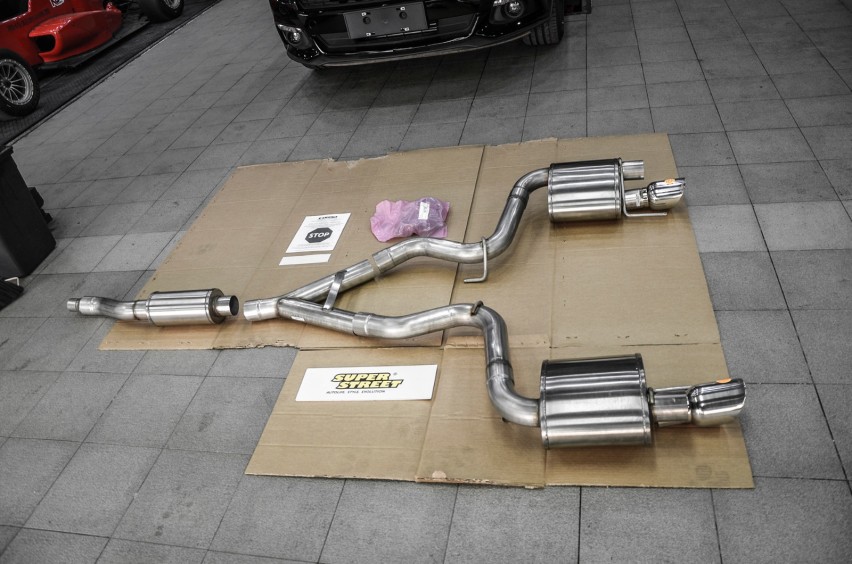 福特野马Mustang改装CORSA中尾段排气
