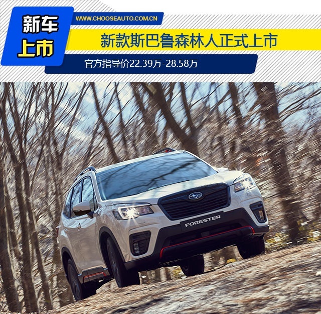 新款斯巴鲁森林人正式上市 售22.39万-28.58万