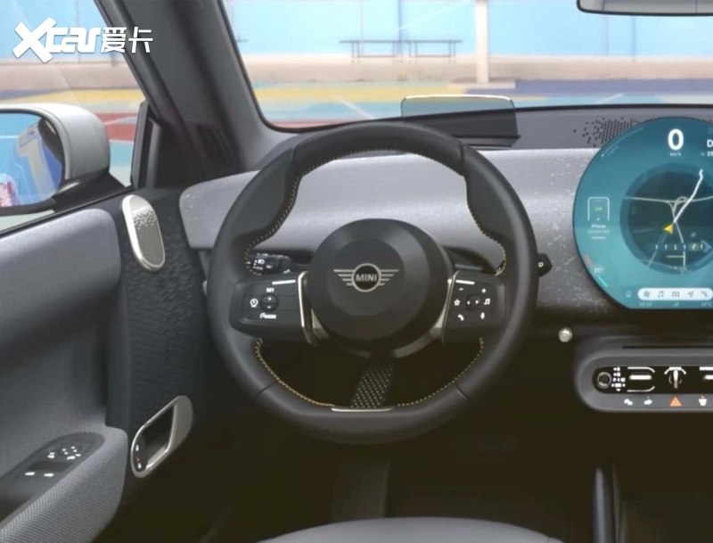全新mini cooper ev内饰官图发布,预计年内首发