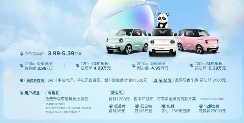 同样是5万元级微型代步车，吉利熊猫mini“国宝”在哪？
