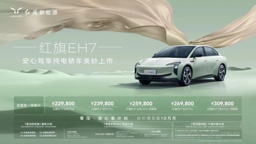 把红旗EH7投身至“市场”的洪流中