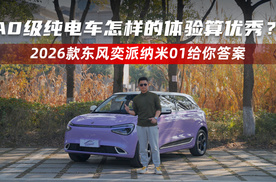 A0级纯电车怎样的体验算优秀？2026款东风奕派纳米01给你答案
