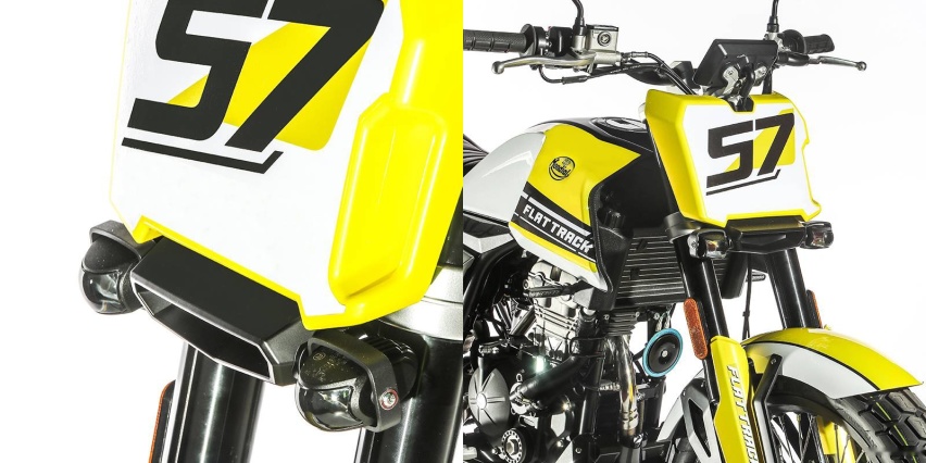 TFT全彩仪表、40mm倒叉，Flat Track 125