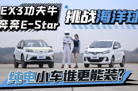 EX3功夫牛和奔奔E-Star挑战海洋球，纯电小车谁更能装？