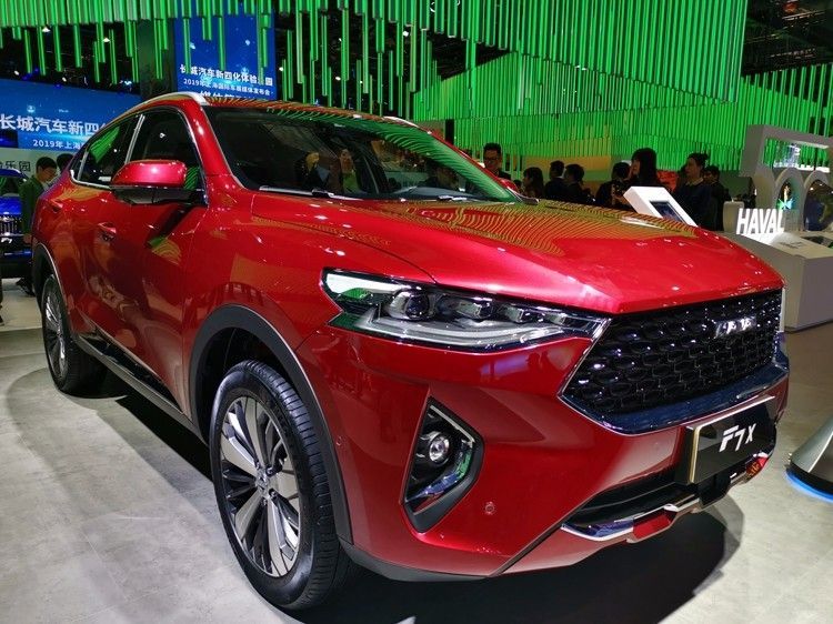 没有抄袭的轿跑SUV  哈弗F7x亮相上海车展