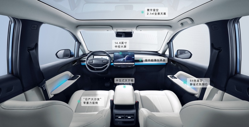 年轻家庭出行神器：启辰VX6 智能百变大纯电SUV发布 14.19万元