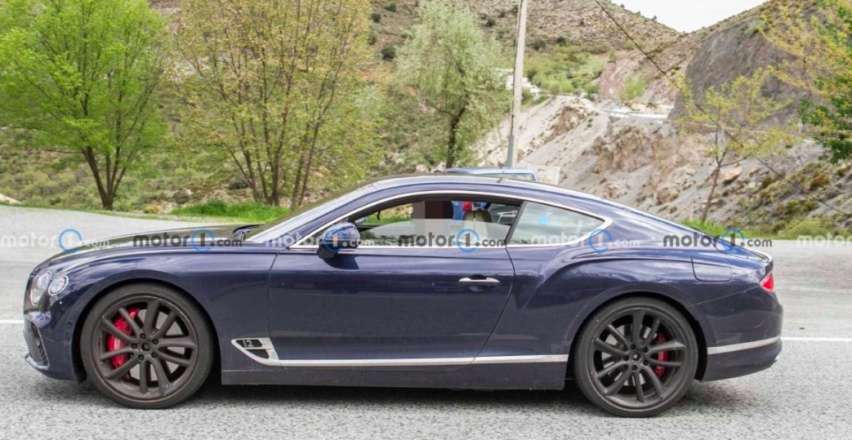 宾利欧陆GT PHEV实车曝光，或搭6.0T W12引擎，转型之路可不