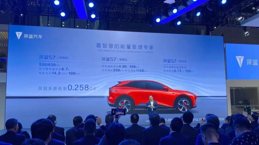 2023上海车展丨动力等信息曝光，深蓝S7将于年中上市