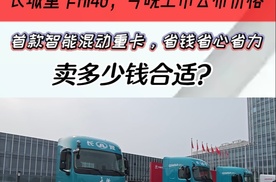长城重卡终于要公布价格，省钱省心省力，你觉得卖多少钱合适？
