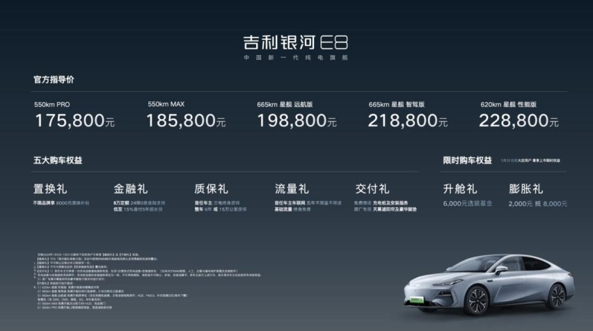 银河E8，截胡小米！