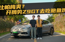 帕拉梅拉车主首开腾势Z9GT，广州去吃鲍鱼鸡