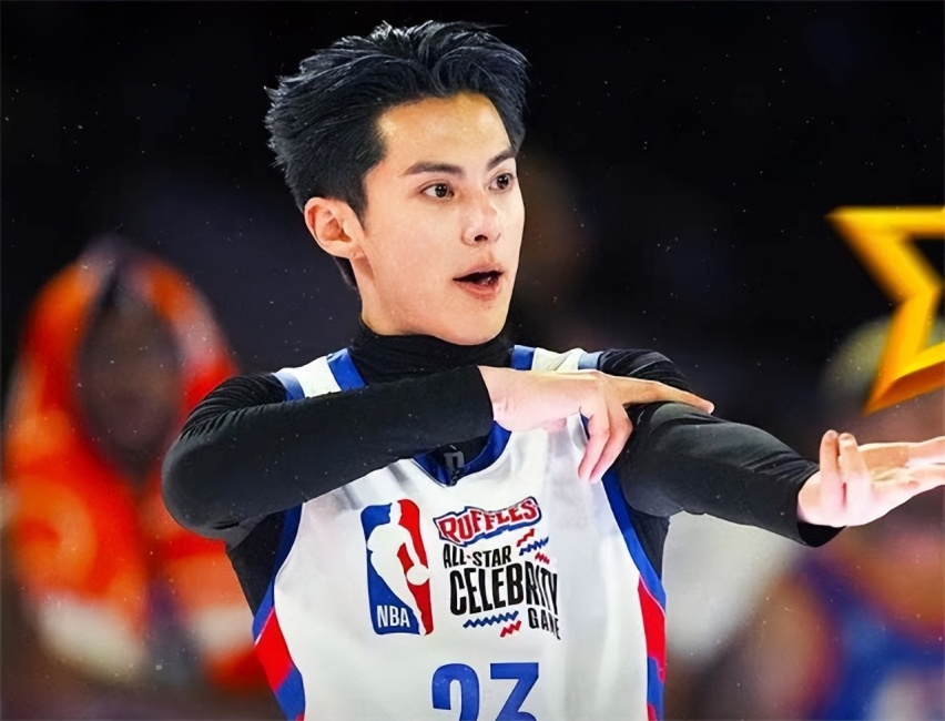 王鹤棣首战NBA拿下18分，新途岳同样用实力赢得掌声