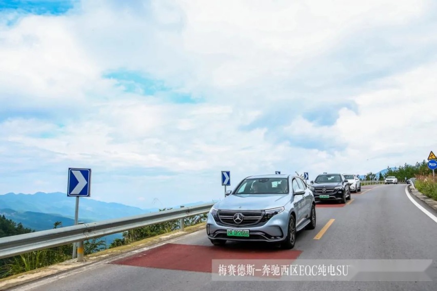 上山路轻松跑到90km/h，奔驰EQC有些颠覆我的认知