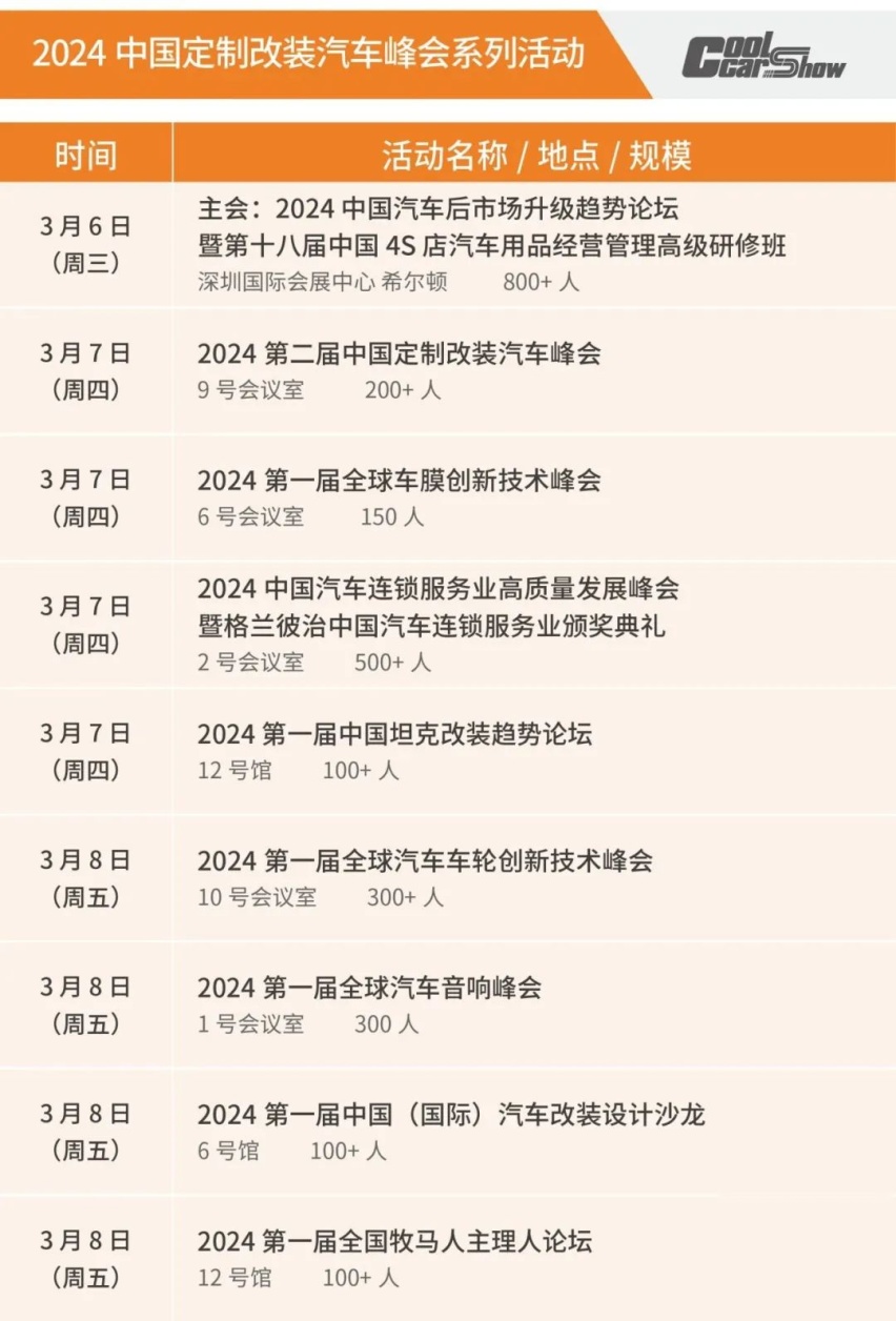 共谱品牌全球化新华章，2024九州展展期活动排期表发布